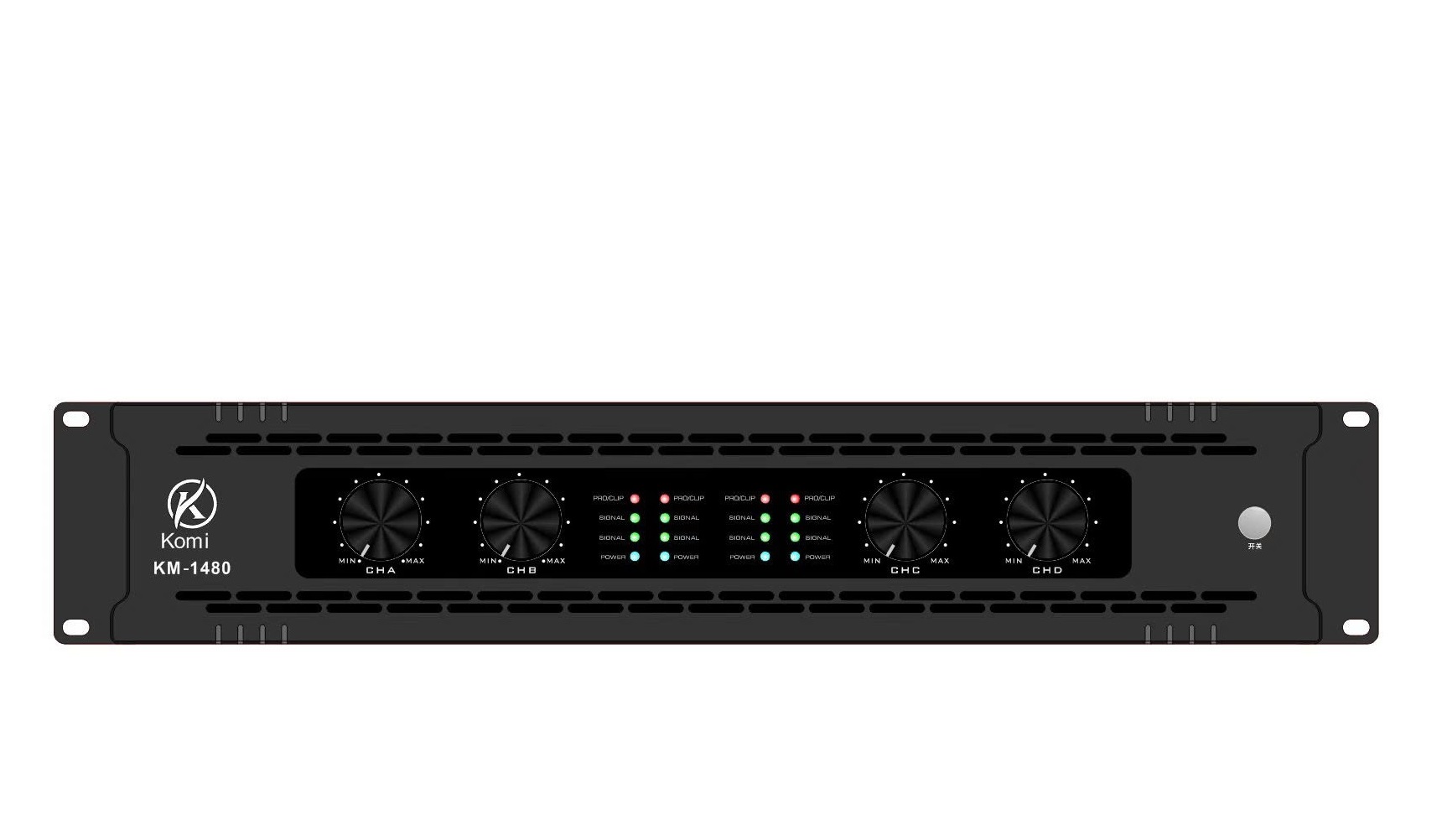 Đẩy công suất 4 kênh Komi, model: K-1480