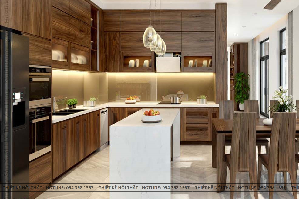 công ty thi công nội thất phòng bếp cao cấp tại Hà Nội