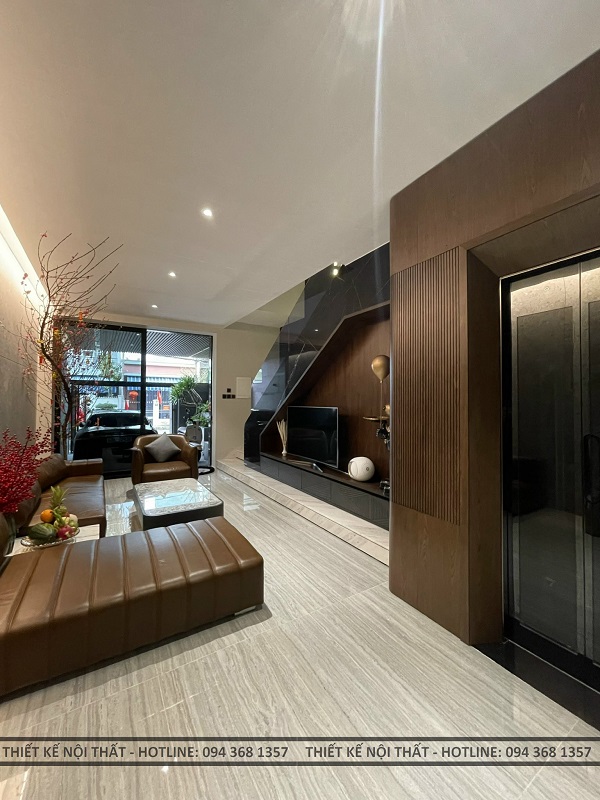 thiết kế nhà phố với chất liệu thân thiện với môi trường