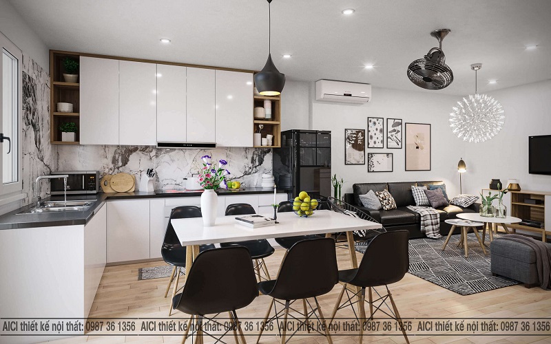 Thiết kế nội thất chung cư cao cấp khu chung cư ngoại giao đoàn