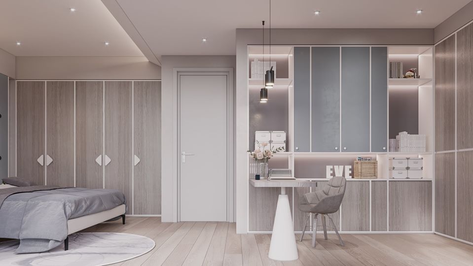 Thiết kế nội thất nhà chung cư Căn hộ Tùng Chi- ECOGREEN