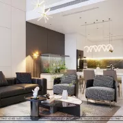 Thiết kế nội thất nhà phố khu đô thị Dương Nội - Hà Nội