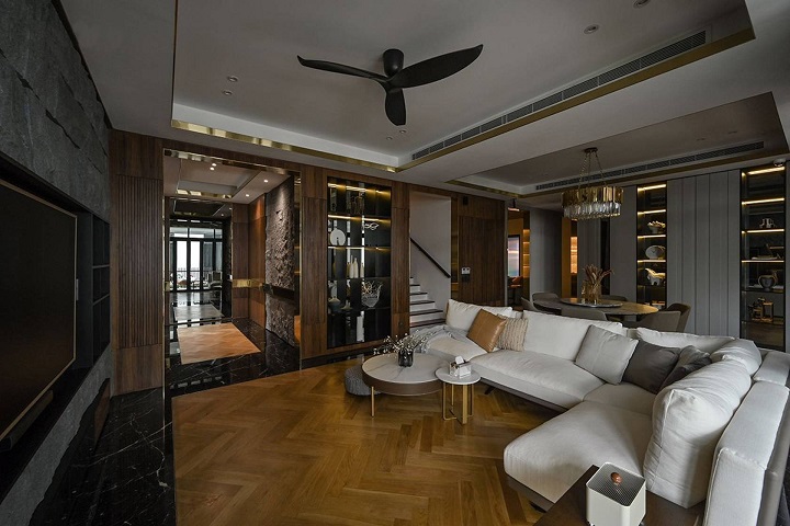 Thiết kế biệt thự 2 tầng phong cách hiện đại