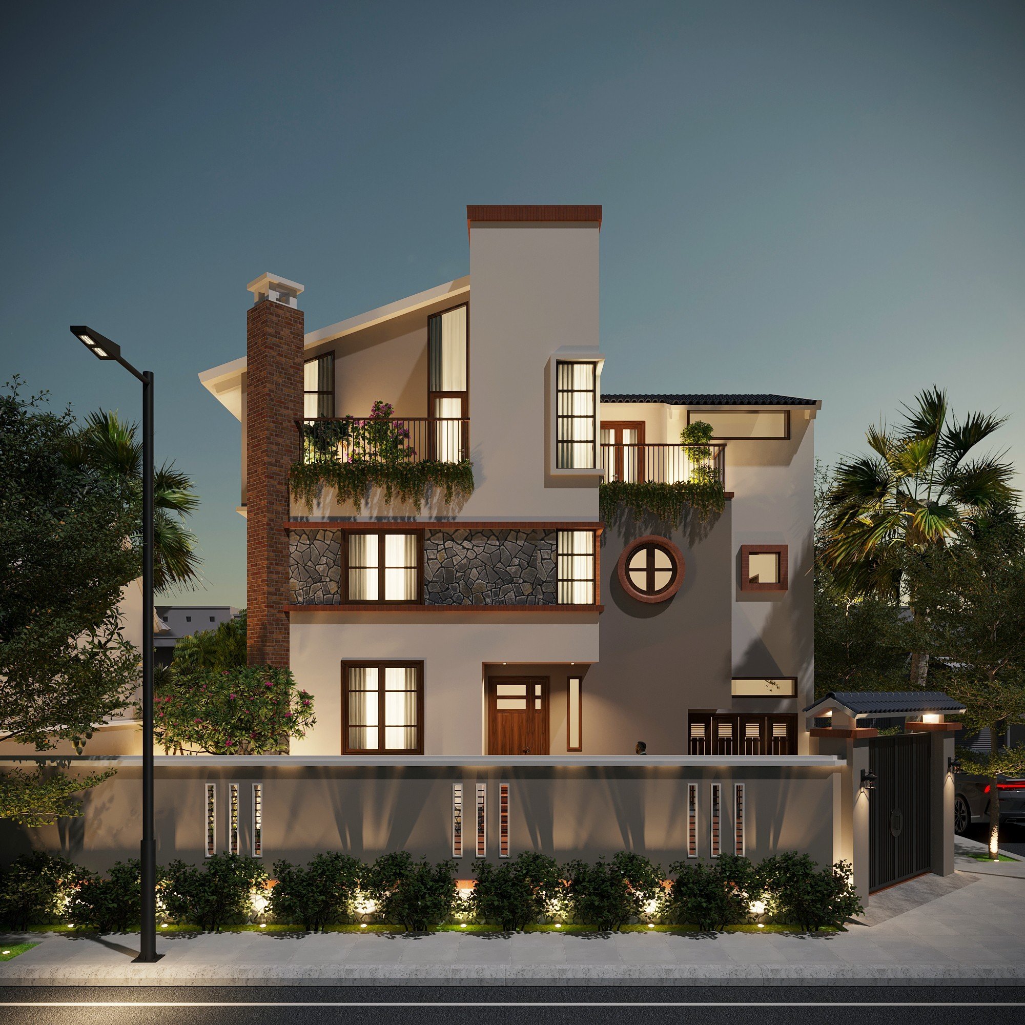 Biệt thự gia đình anh STS Hà Nội