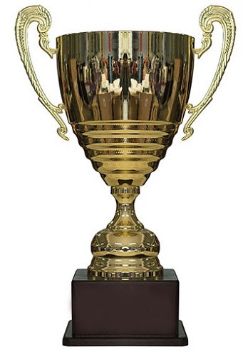 Cup bóng đá mạ vàng