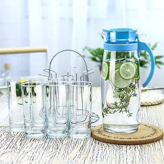 Bộ bình đựng nước thủy tinh Ocean Divan 1,6L