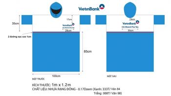 Áo mưa vietinbank