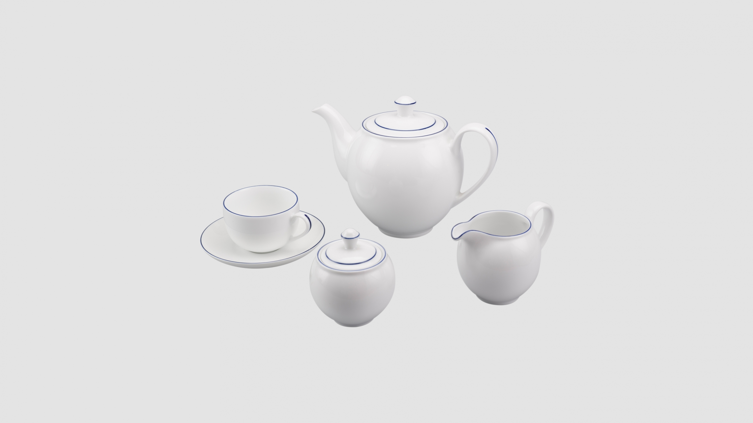 Bộ Trà Camellia Minh Long Chỉ Xanh Dương