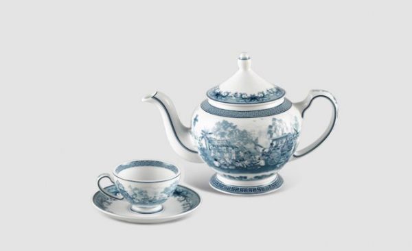 Bộ Bình Trà Minh Long 0.8L Hoàng cung Hồn Quê