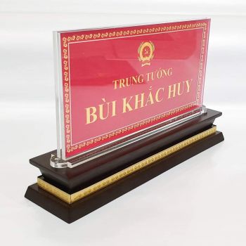 Biển chức danh Mica