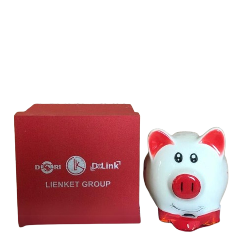 Lợn đất in logo