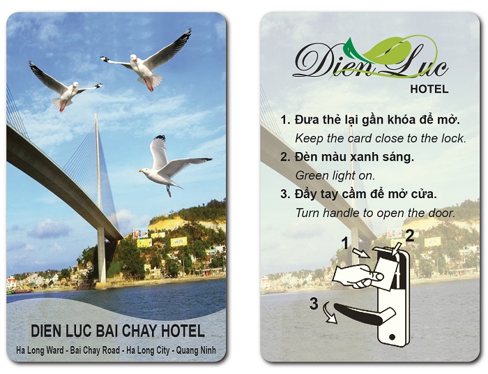 Thẻ cứng khách sạn Điện lực Bãi Cháy