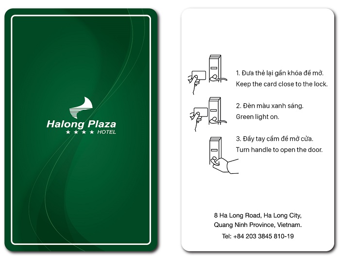 Thẻ cứng khách sạn Hạ Long Plaza
