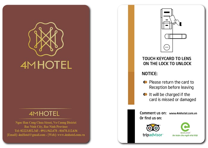 Thẻ cứng khách sạn 4M