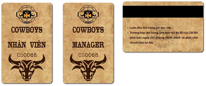 Thẻ nhân viên Cowboys
