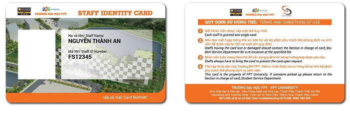Thẻ nhân viên Đại Học FPT