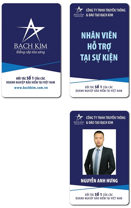 Thẻ nhân viên CTy Bạch Kim