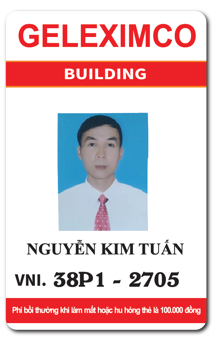 Thẻ nhân viên Geleximco
