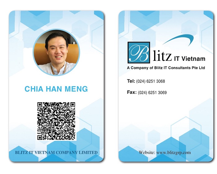 Thẻ nhân viên BLITZ IT Vietnam