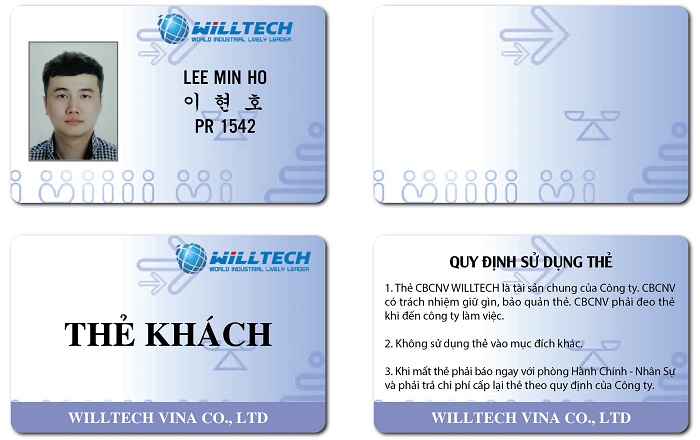 Thẻ nhân viên Whitech