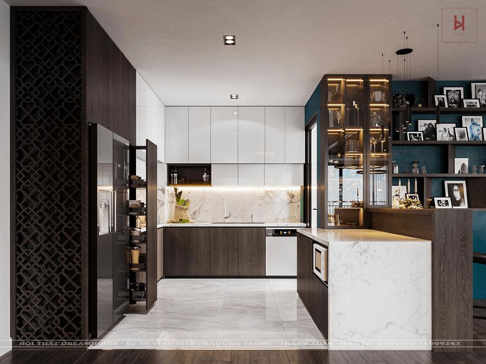 Không Gian Bếp Và Bàn Ăn Đầy Đủ Tiện Nghi - Anh Cương Udic Westlake