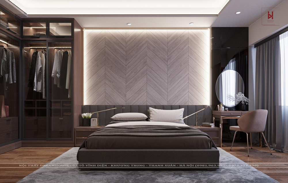 Mẫu Nội Thất Phòng Ngủ Master Đẹp - Anh Huy Yên Lãng