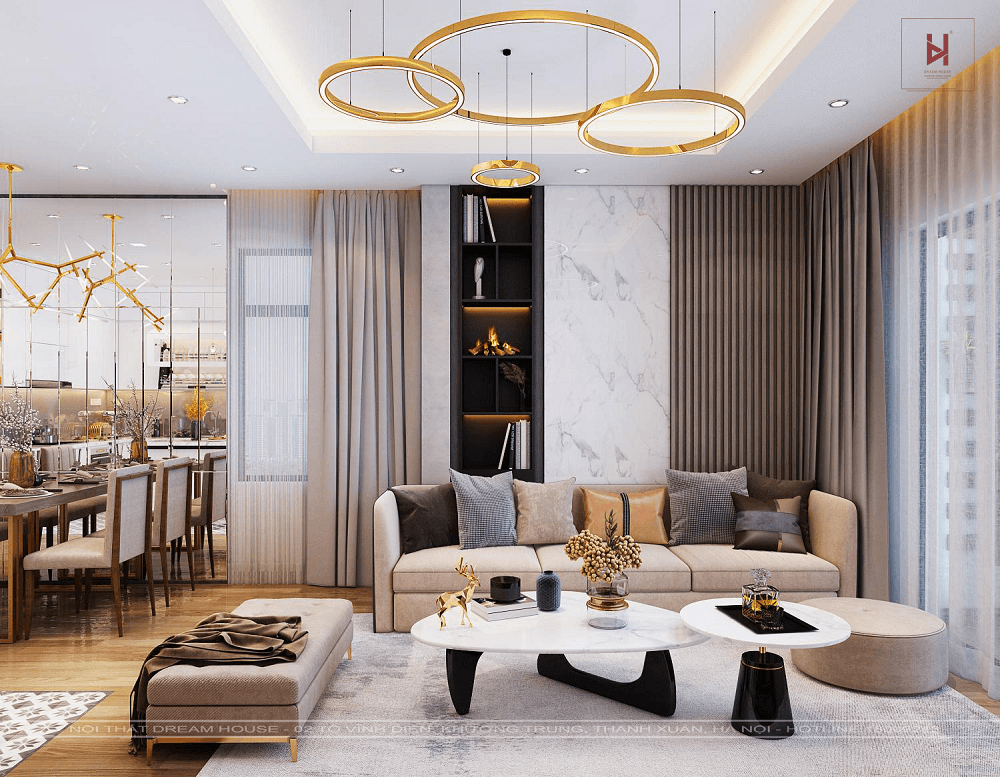 Nội Thất Chung Cư Thăng Long Capital- Chị Tú Anh