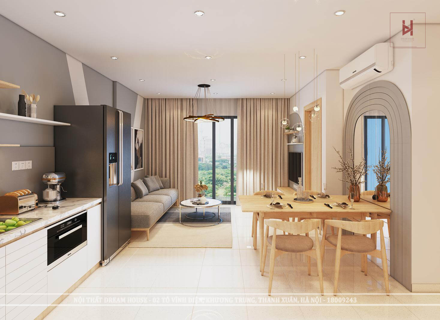 Chú Hiền - Nội Thất Chung Cư Vinhomes Ocean Park 2 Phòng Ngủ