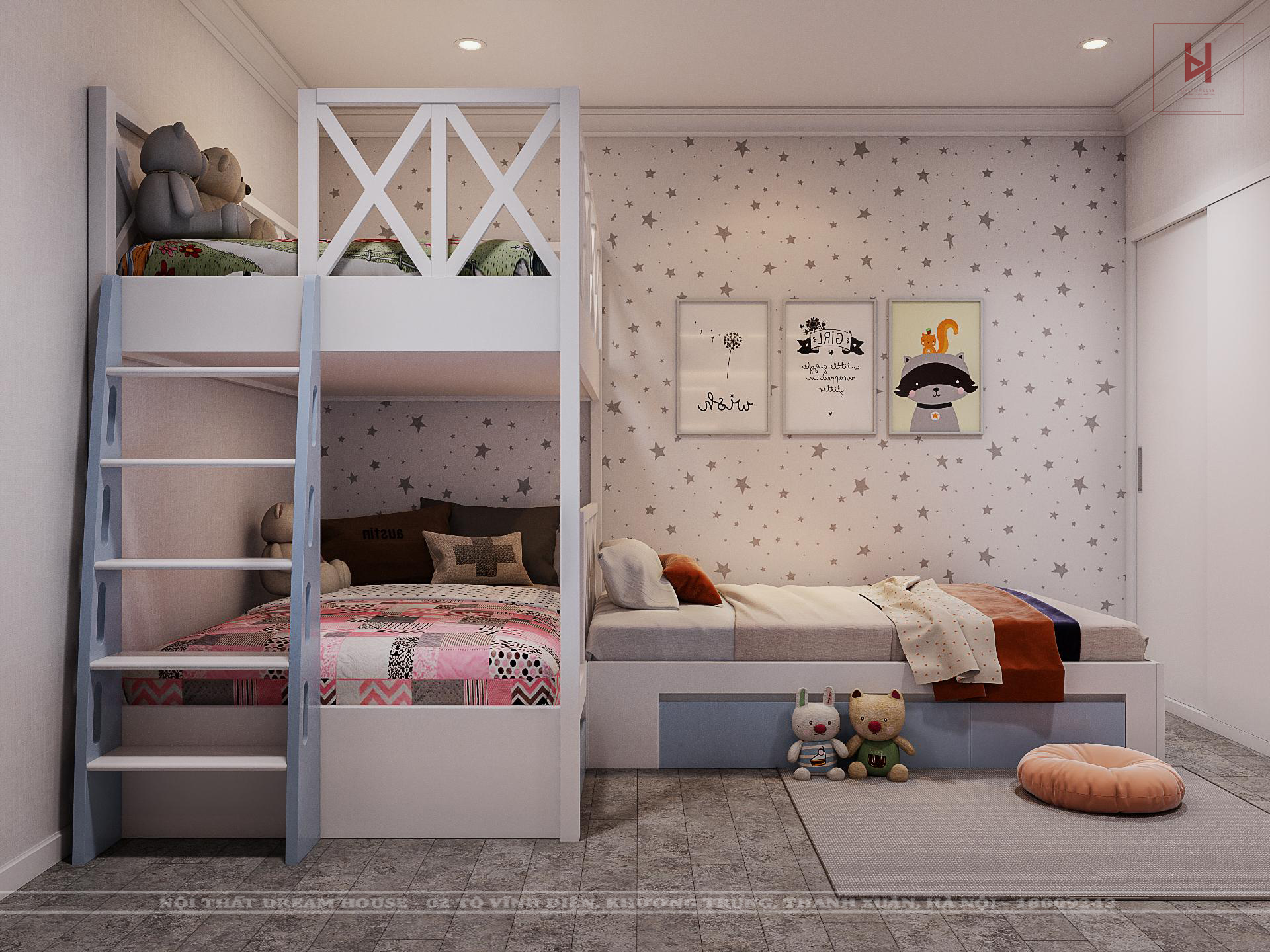 Nội Thất Phòng Ngủ Bé Với Diện Tích Nhỏ Hẹp