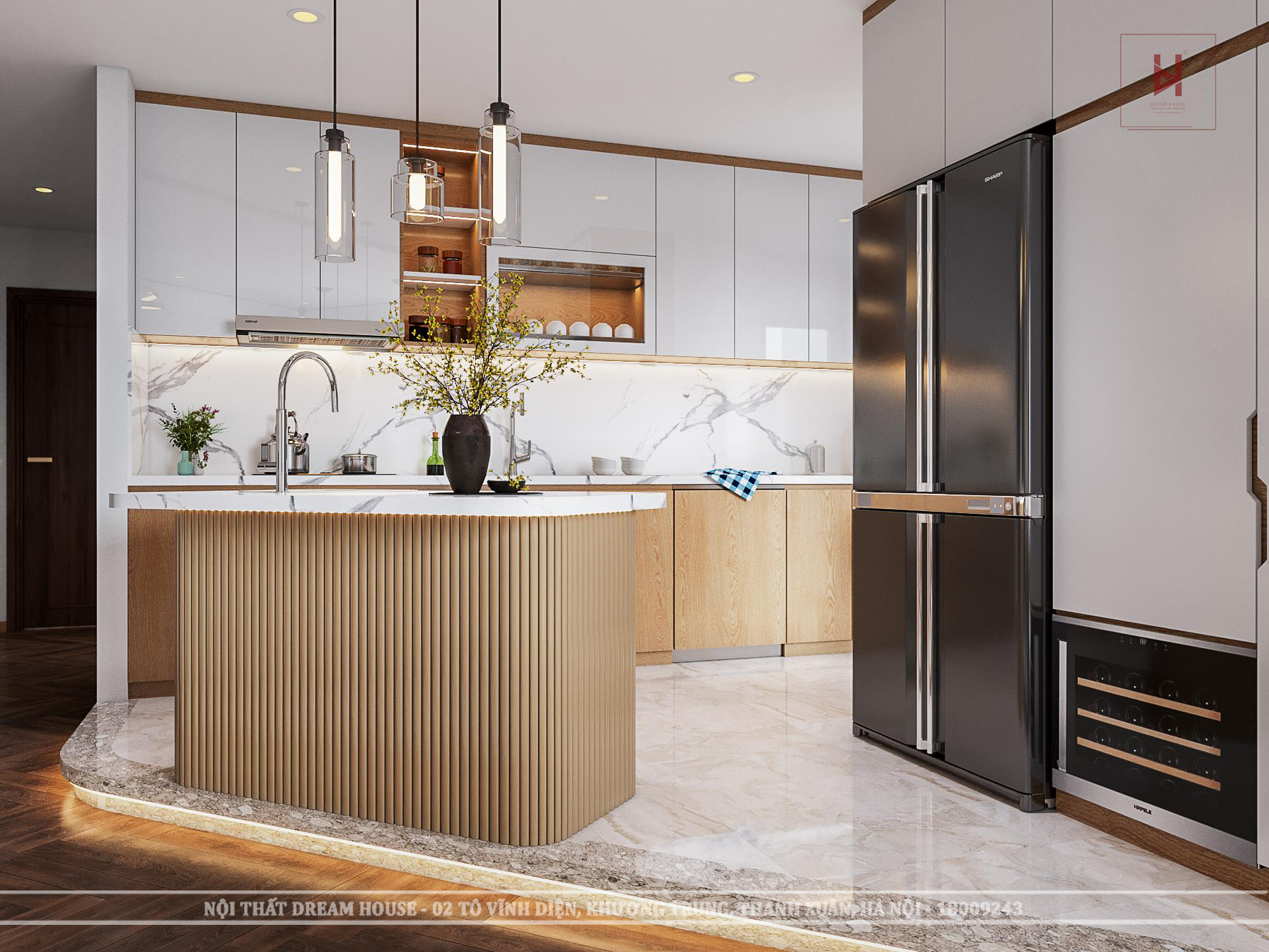 Thiết Kế Phòng Bếp Hiện Đại - Anh Bình Udic Complex