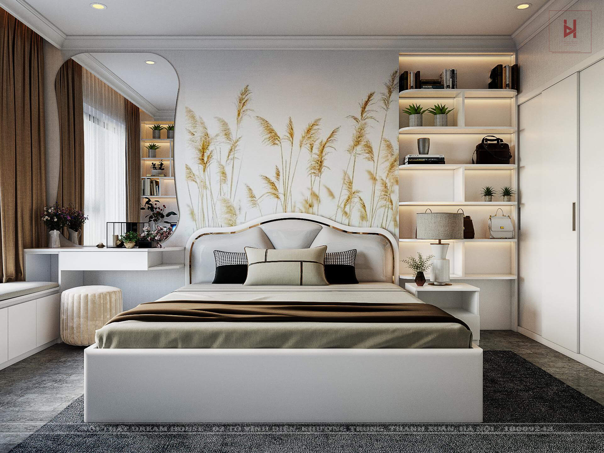 Thiết Kế Nội Thất Chung Cư TimeCity Căn 108m2 - Anh Đức