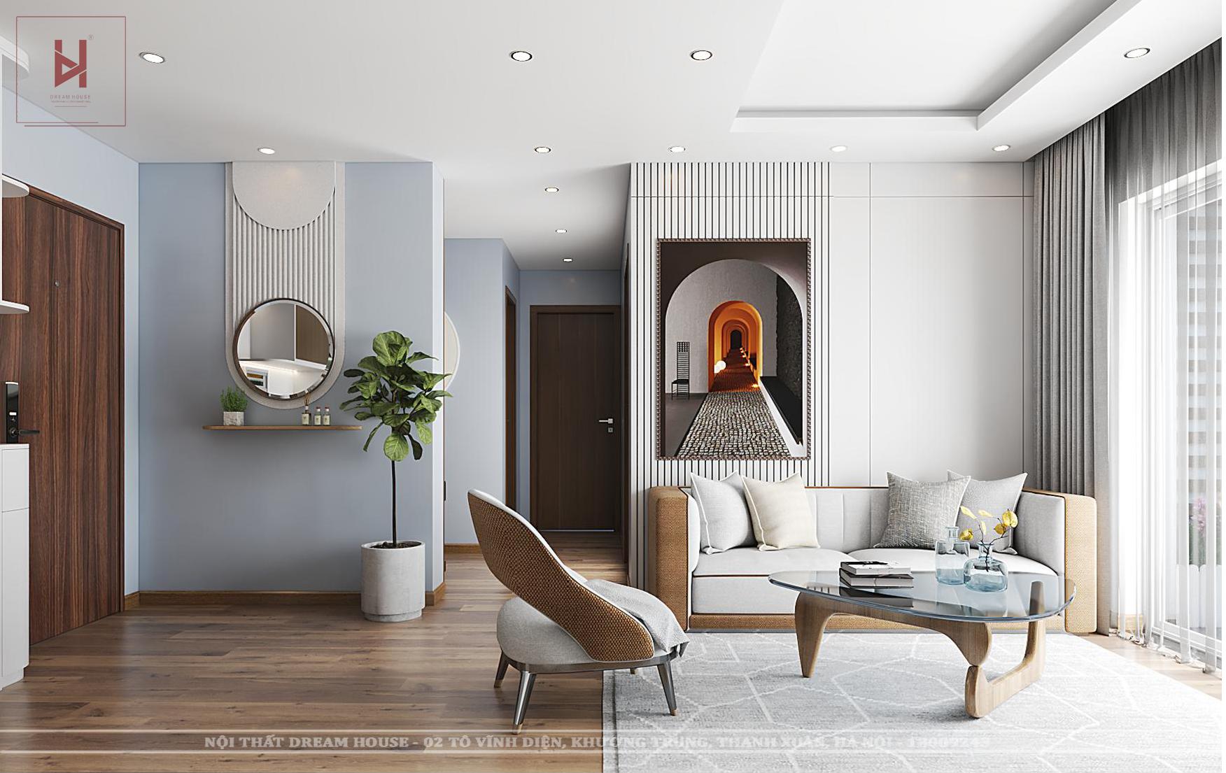 Thiết Kế Phòng Khách Dự Án Anland2 - Anh Quang