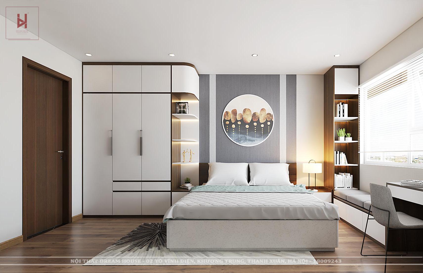 Thiết Kế Phòng Ngủ Master Chung Cư Anland 2 Prerium- anh Quang