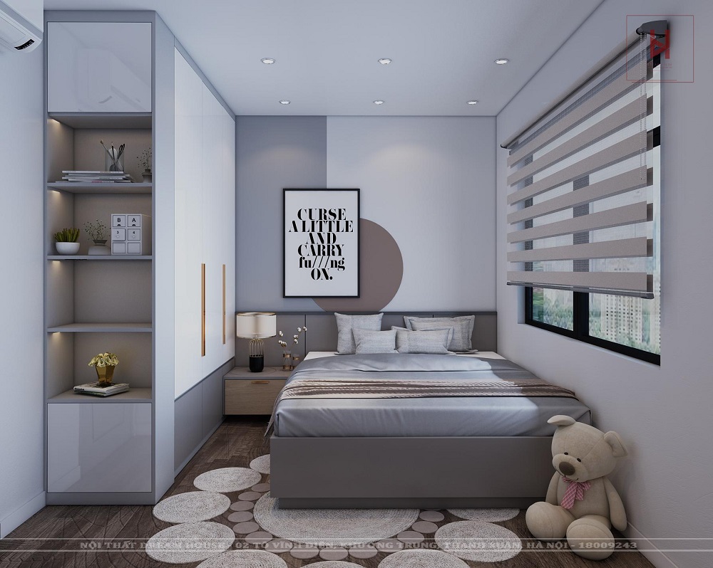 Thiết Kế Phòng Ngủ Master Chung Cư Vinhomes Smart City  - Anh Trường