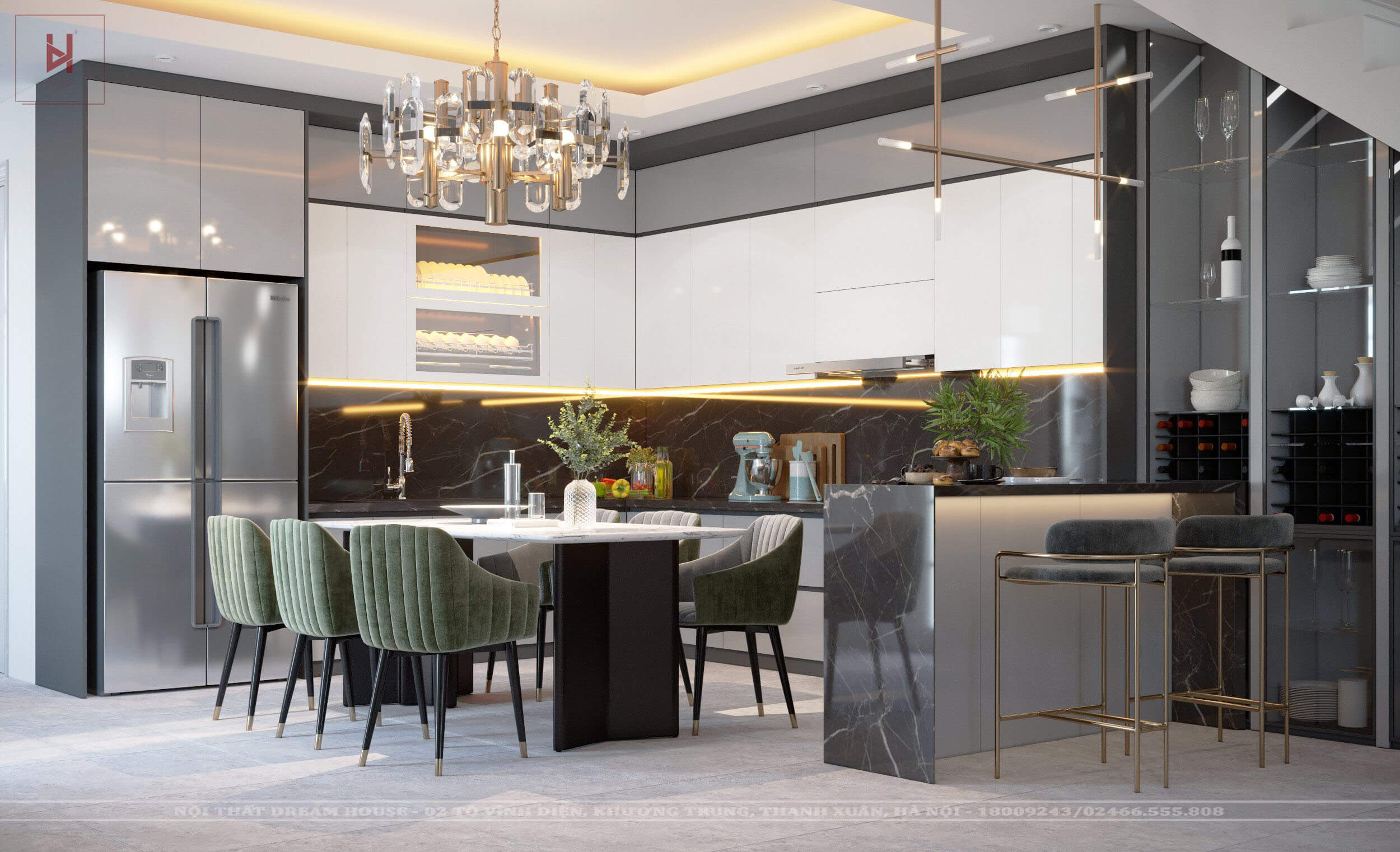 Thiết Kế Nội Thất Nhà Riêng Phú Xuyên - Chị Huyền