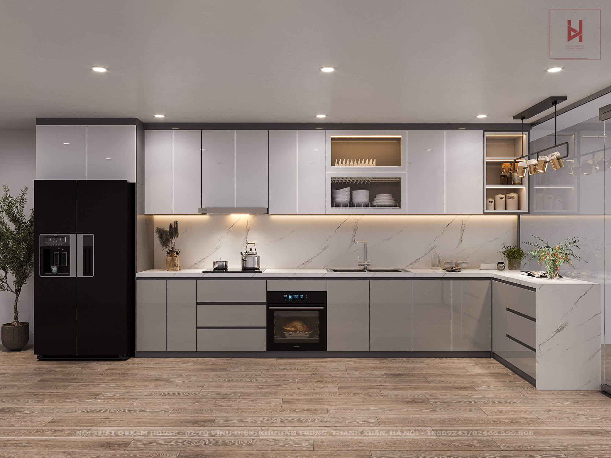 Thiết Kế Nội Thất Phòng Bếp Nhà Riêng Vĩnh Phúc - Anh Phương