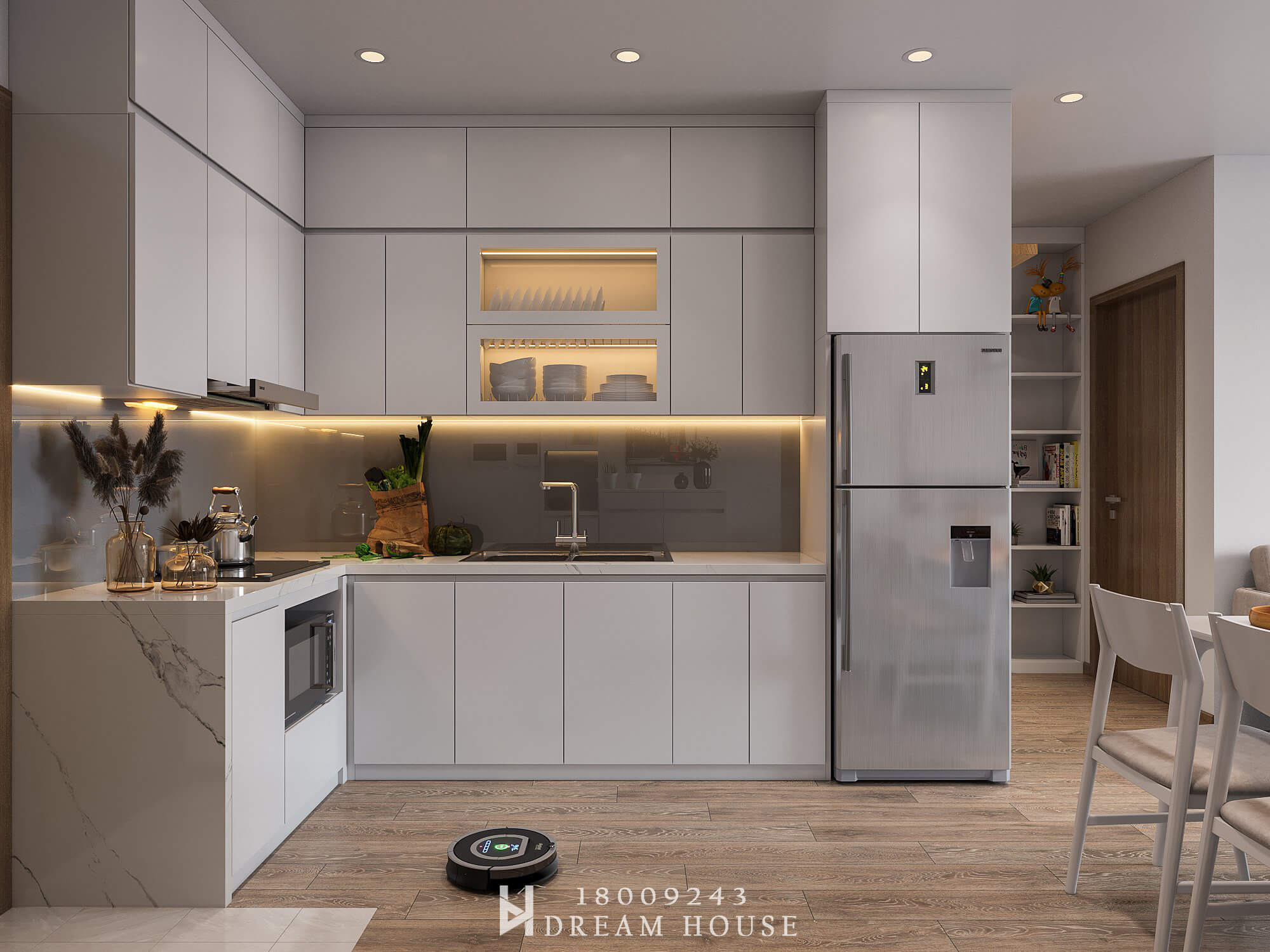 Thiết Kế Nội Thất Chung Cư Vinhomes Smartcity Tòa S3, Căn 55m2 - Anh Nam