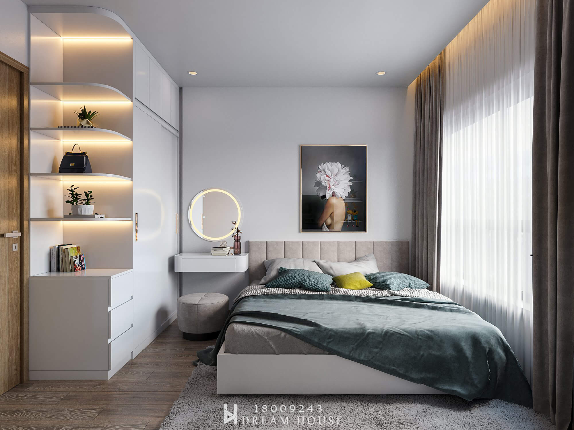 Thiết Kế Nội Thất Phòng Ngủ Diện Tích Nhỏ