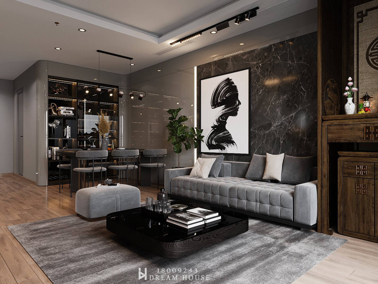 Thiết Kế Phong Cách Hiện Đại - Dự Án Housinco Nguyễn Xiển - 85m2 - Anh Nam