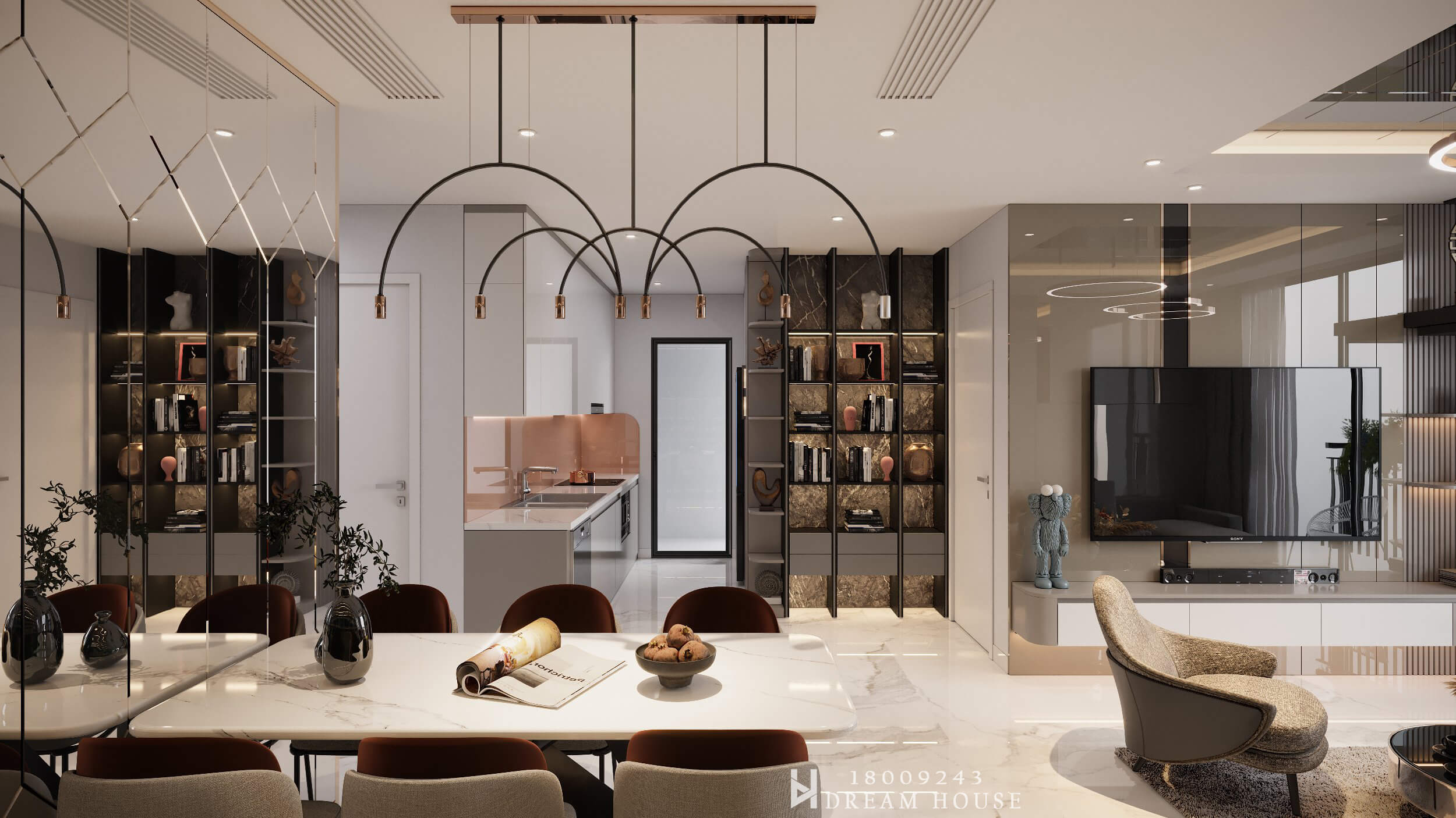 Thiết Kế Nội Thất Dự Án Shunshine City Ciputra - Chị Hường - 90m2