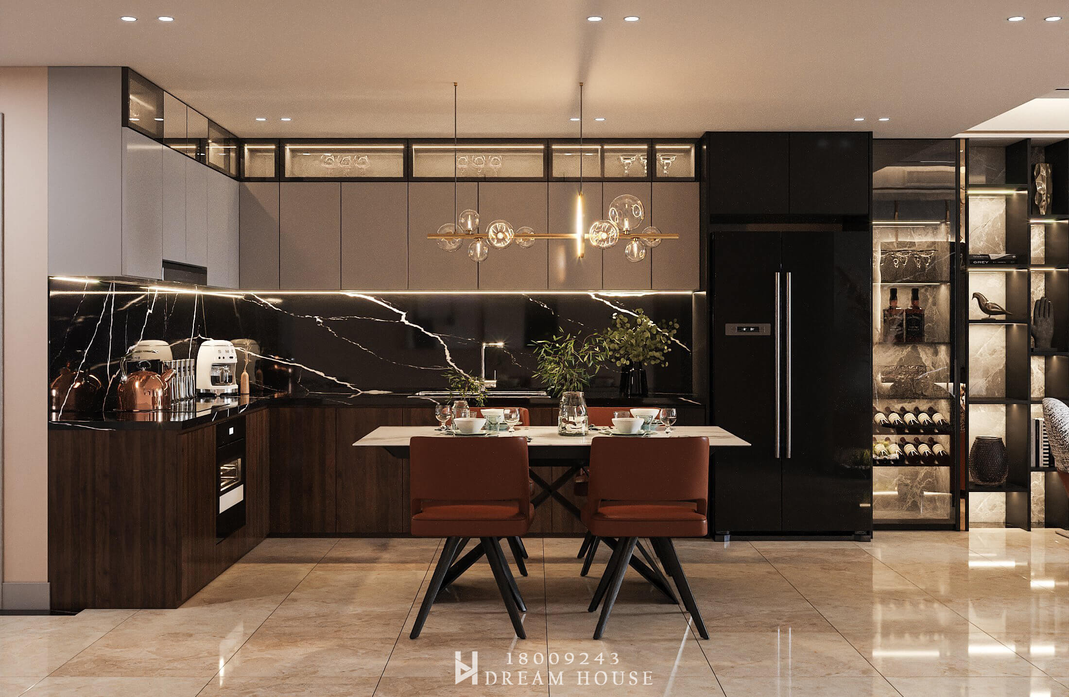 Thiết Kế Nội Thất - Dự Án Sun Grand City - 123m2 - Anh Quang Vũ