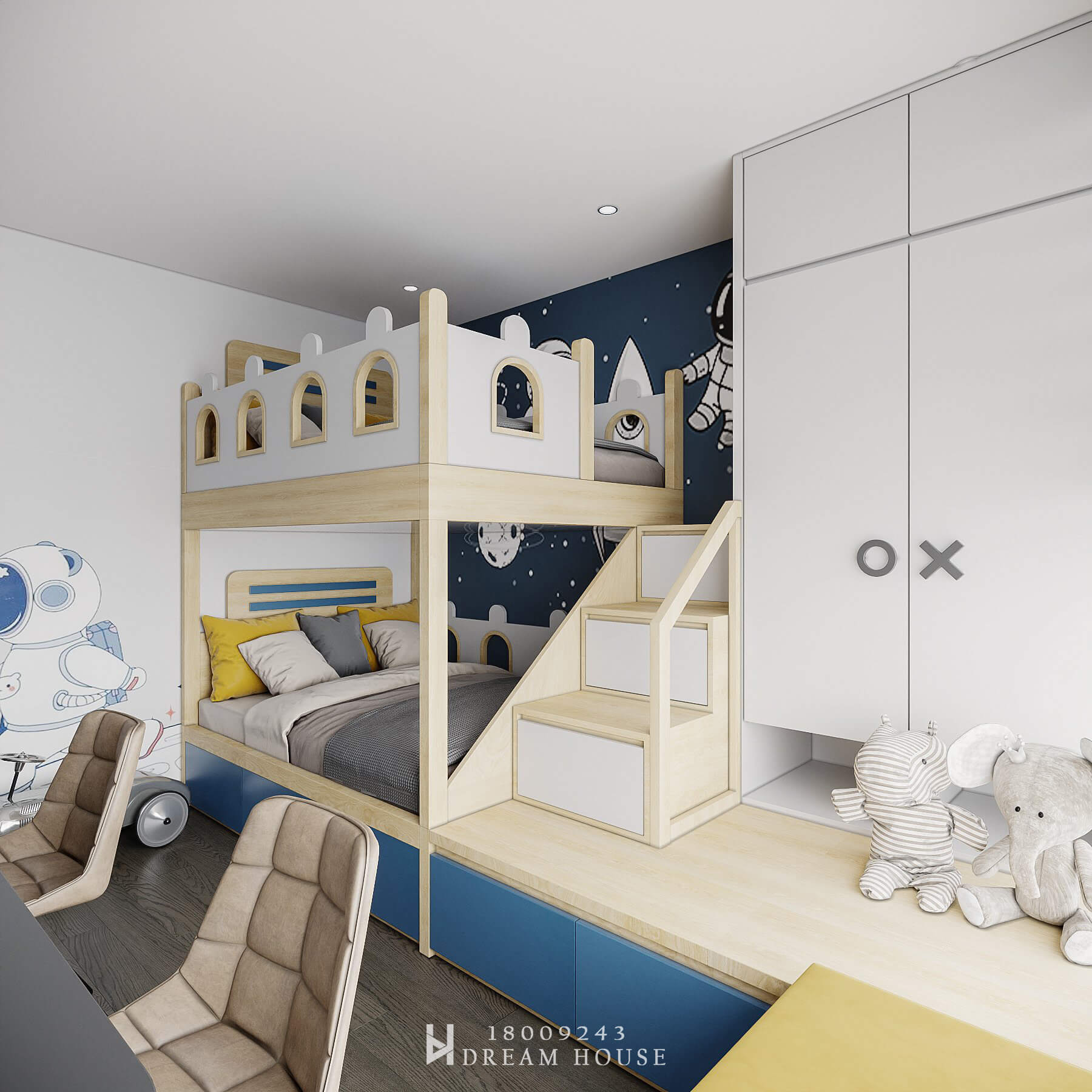 Phòng ngủ con trai ( Giường tầng) (3)