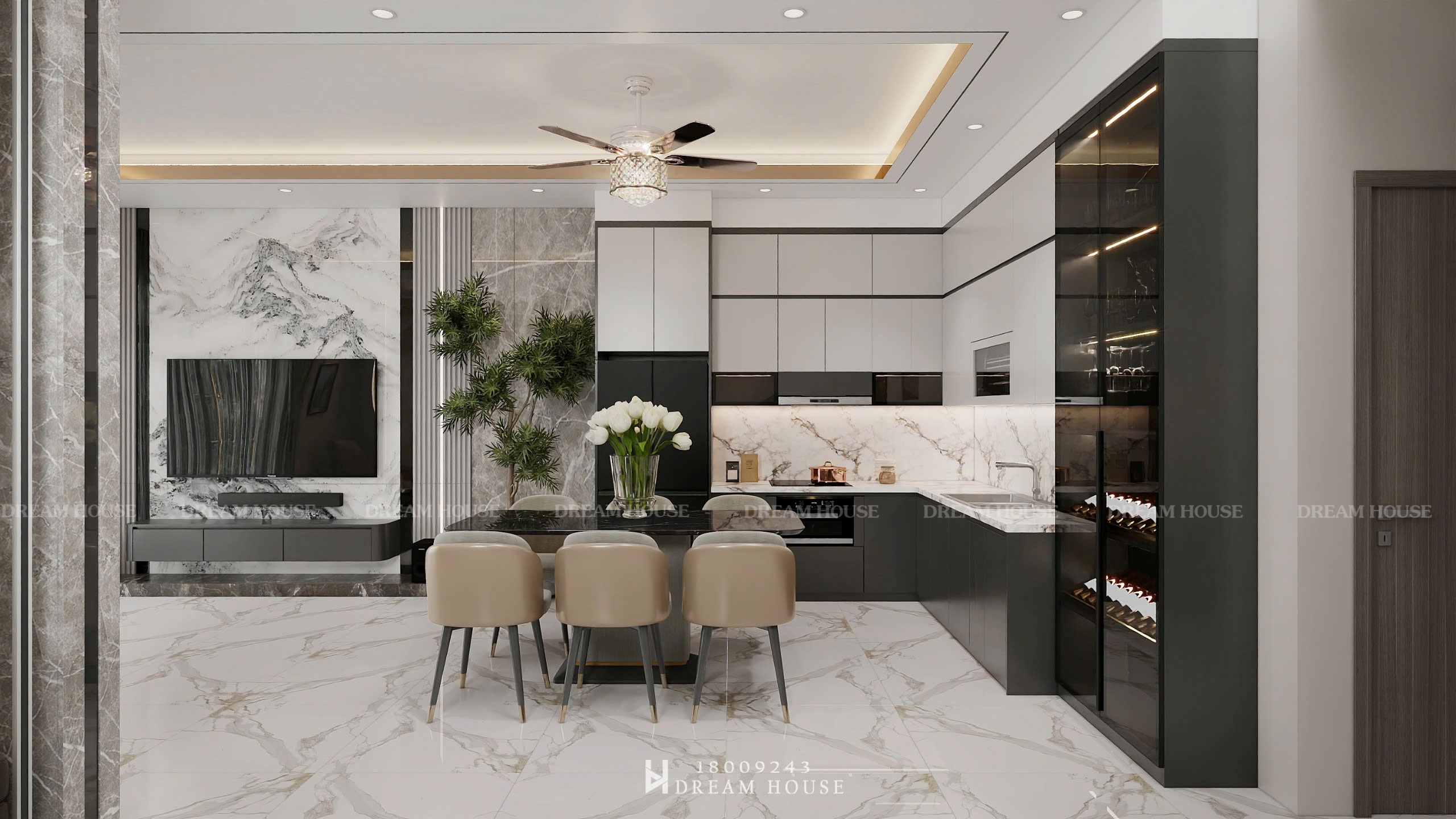 Thiết Kế Nội Thất - PC Hiện Đại - C Ánh A Hòa - Thanh Oai