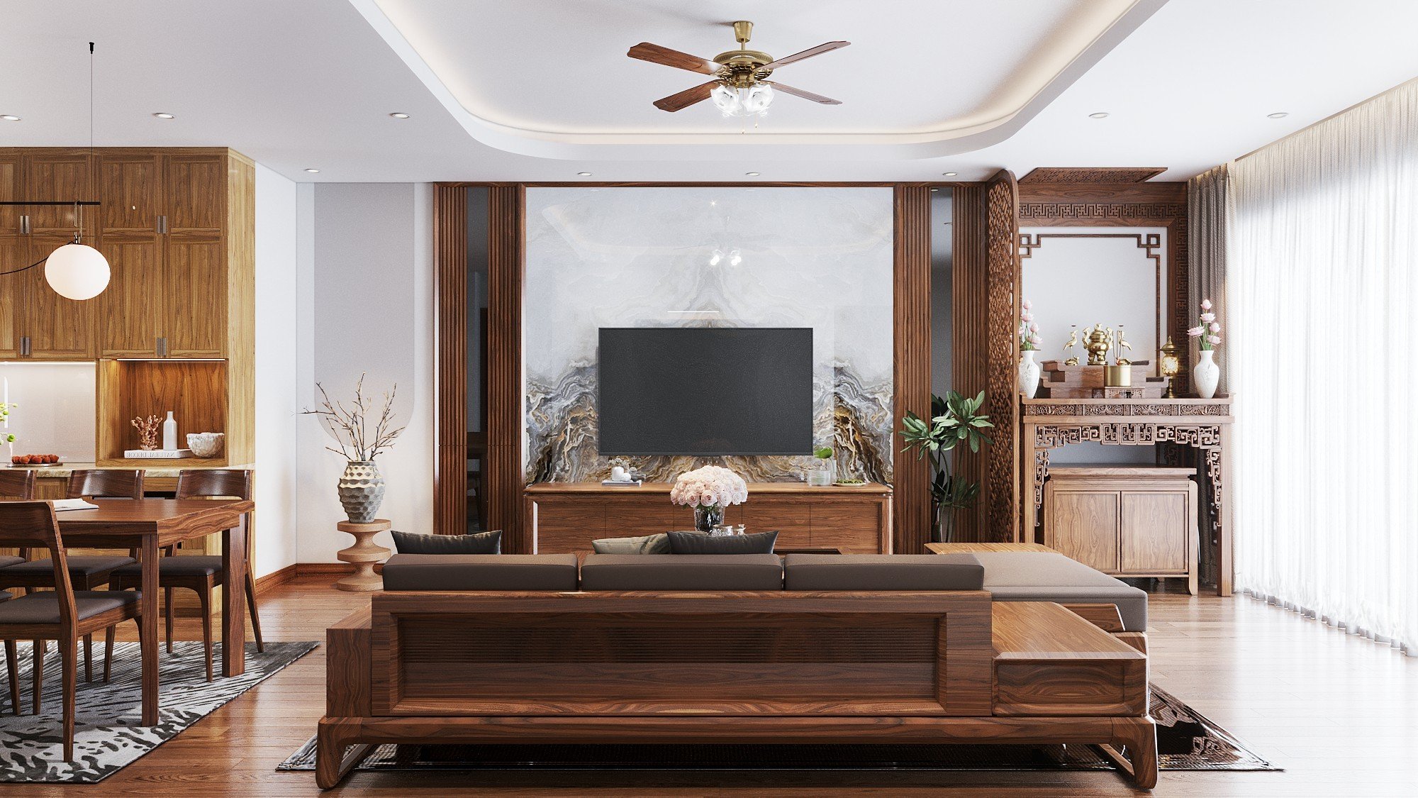 Thiết Kế Nội Thất - PC Đồng Gia - C Tuyến - Đê La Thành