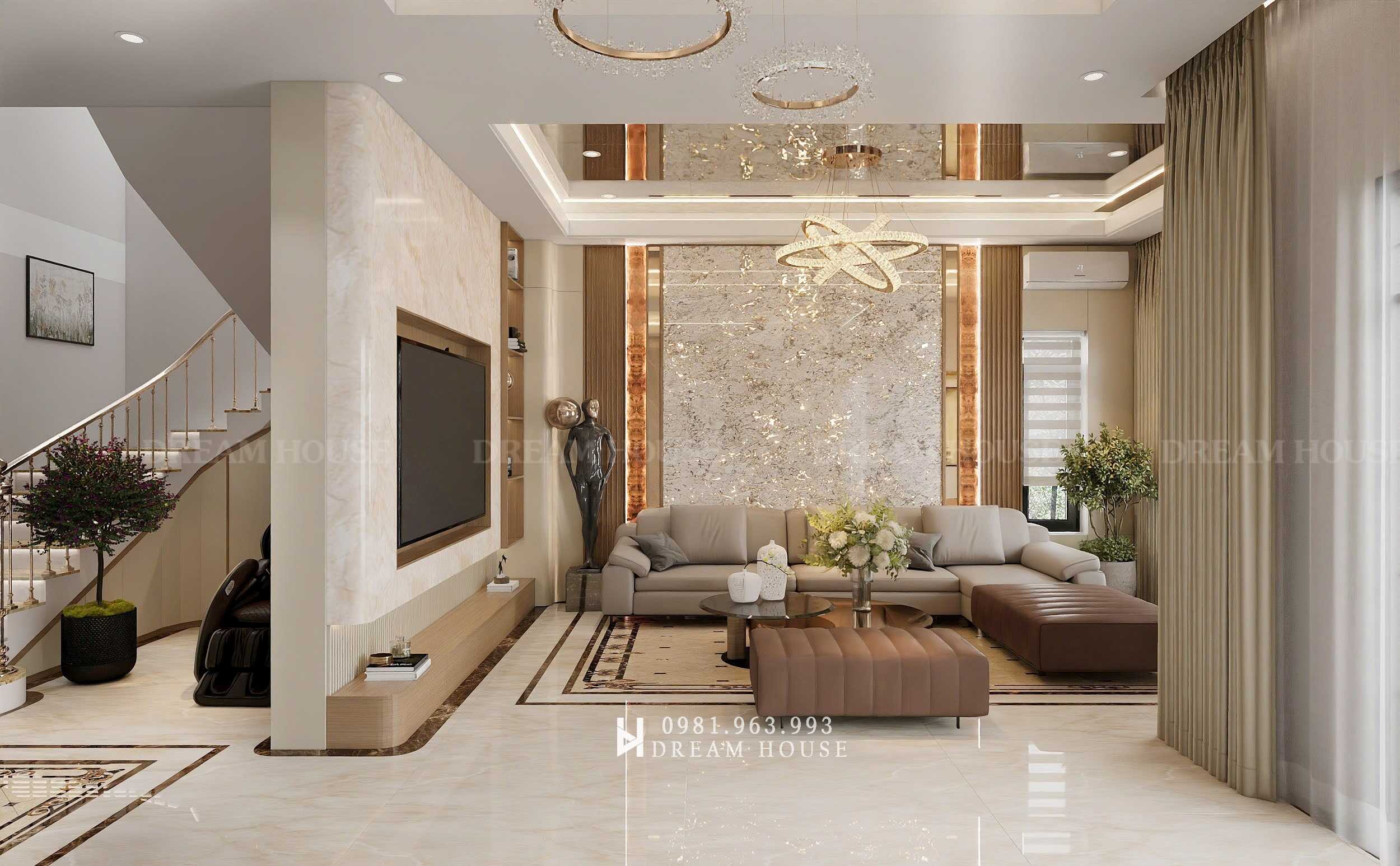 Thiết Kế Nội Thất - PC Hiện Đại - Chị Huế - Tây Mỗ