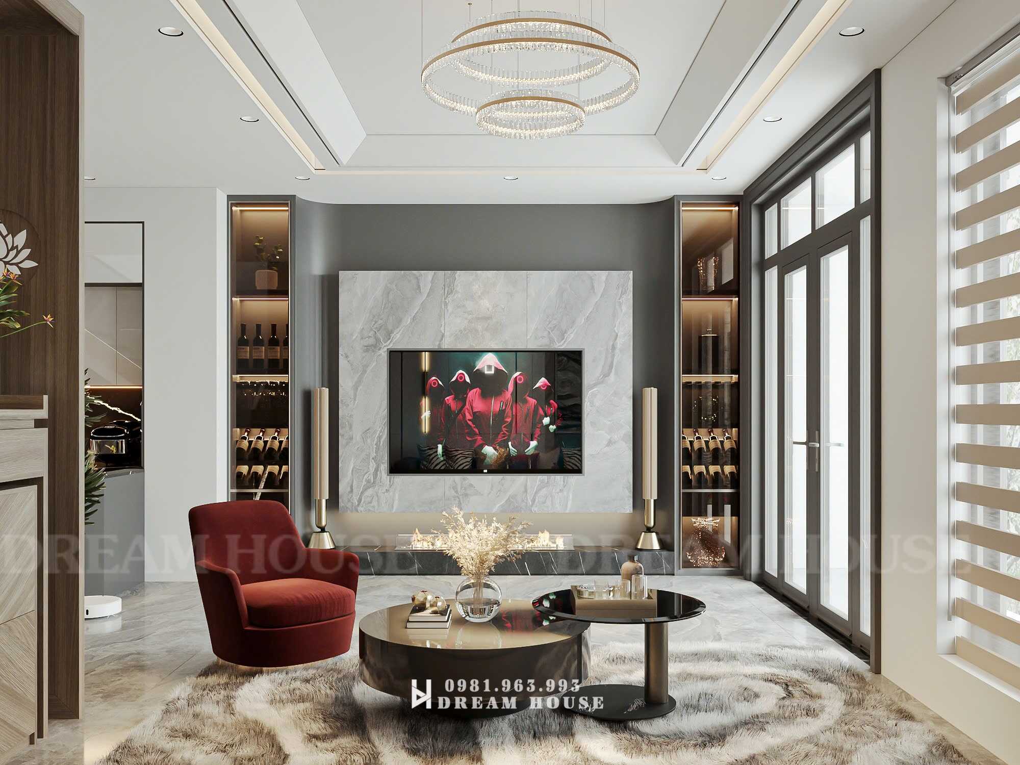 Thiết Kế Nội Thất - PC Hiện Đại - Anh Cường - Gia Lâm