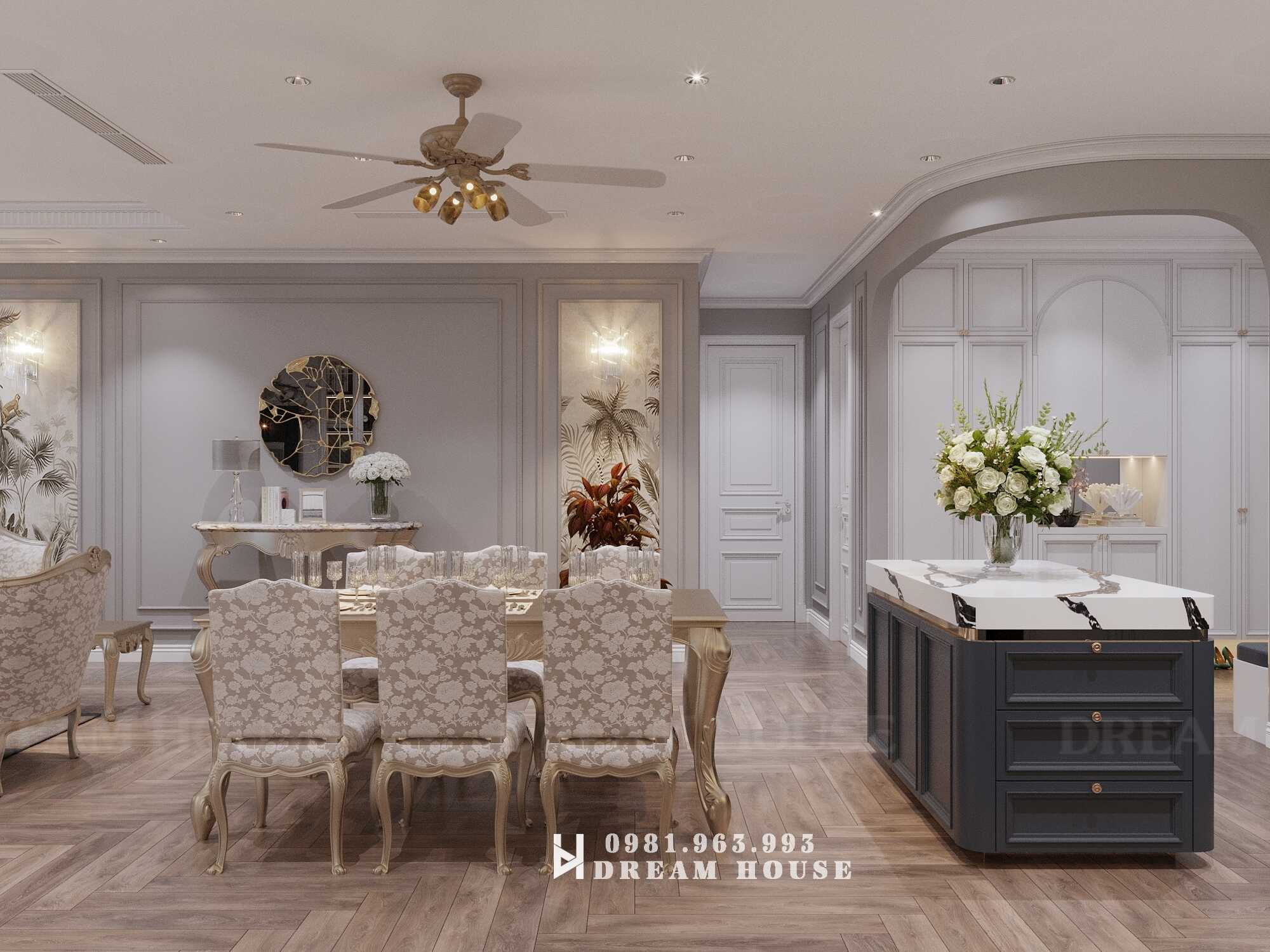 Thiết Kế Nội Thất - pc Tân Cổ - c Trang - NR Long Biên - 140m2