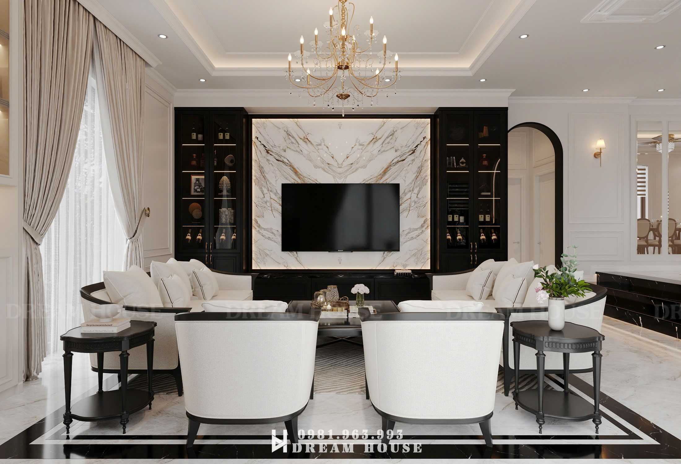 Thiết Kế Nội Thất - PC Tân Cổ - Chị Thảo - Lạng Sơn