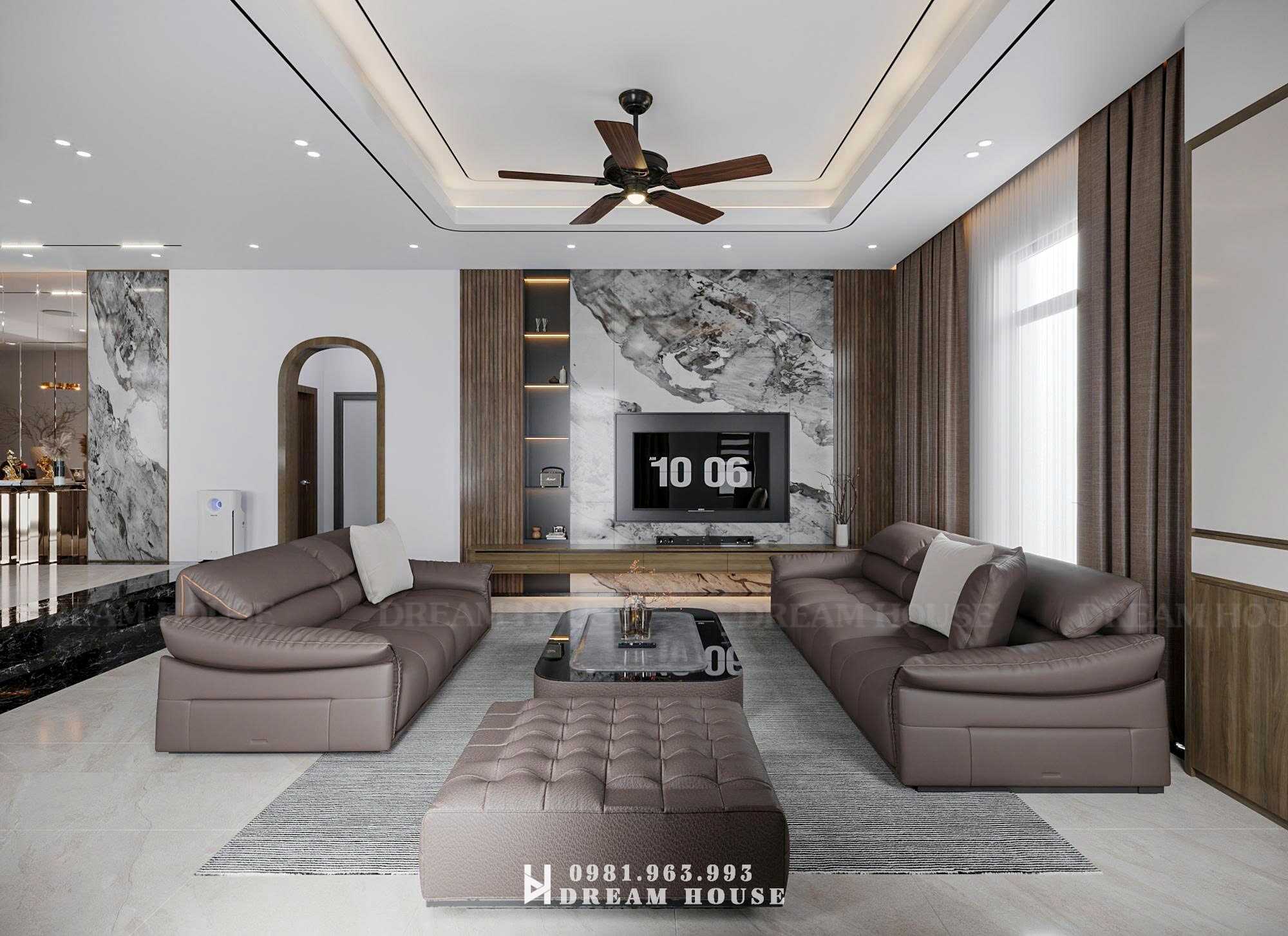 Thiết Kế Nội Thất - PC Hiện Đại - Chị Thảo - Lạng Sơn - 160m2