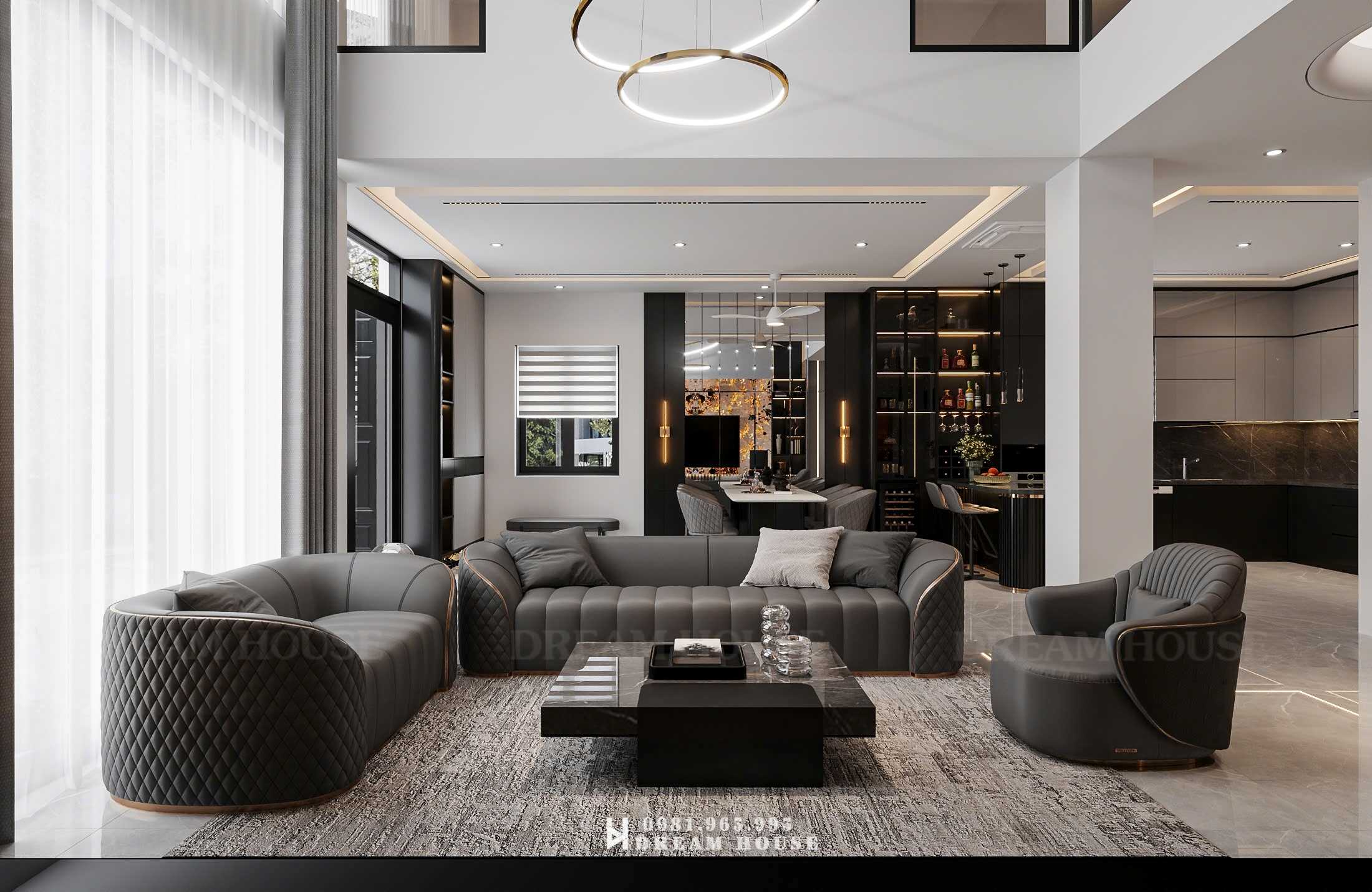 Thiết Kế Nội Thất - PC Hiện Đại - Anh Sáu - Hoài Đức